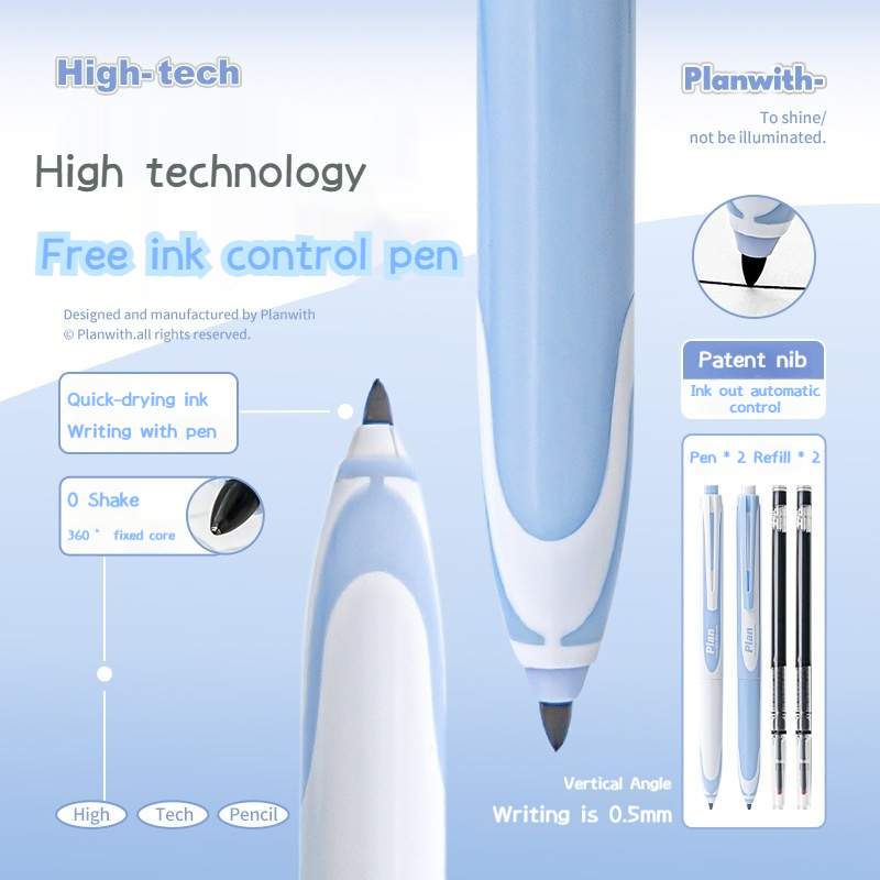 Planwith 직접 액체 펜 세트 0 흔들림 무료 잉 - Office Tech Direct 리뷰 및 가격