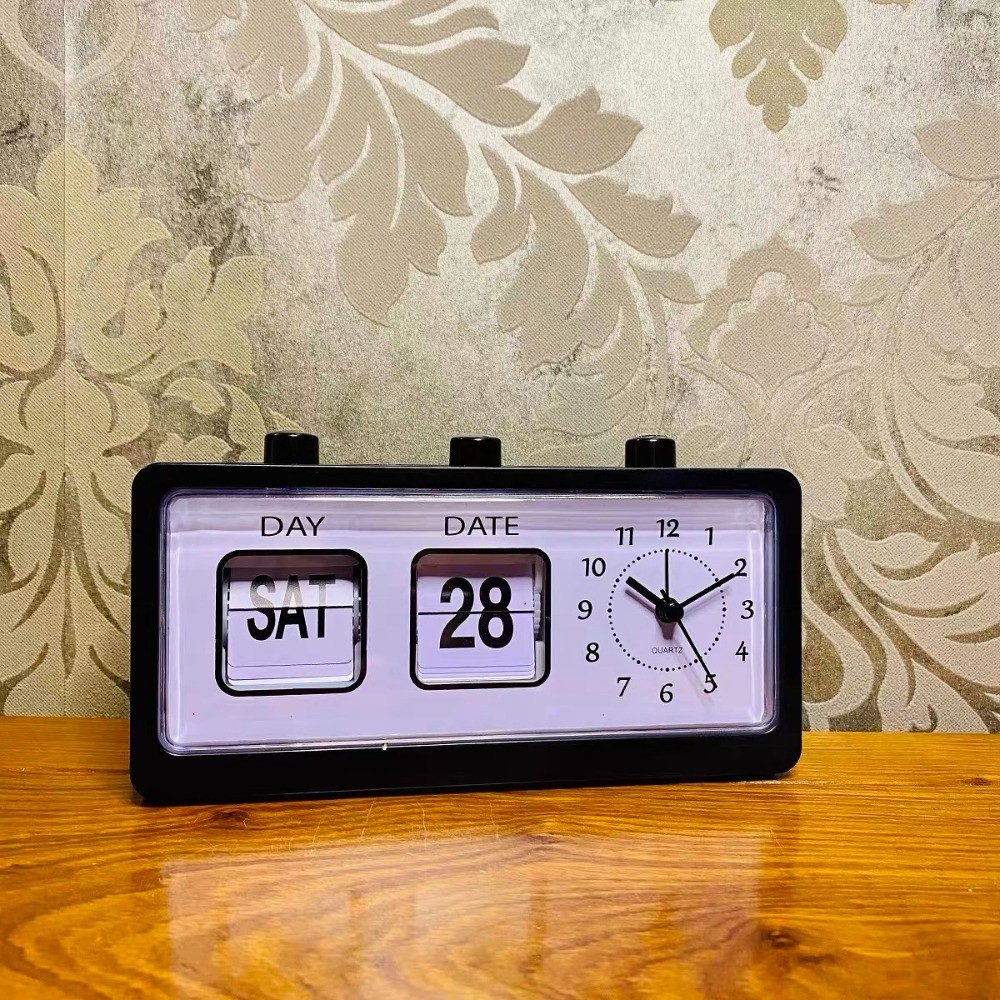 전자식 페이지 넘김 달력 시계 빈티지 데스크탑 디스플레 - Office Tech Gadgets 리뷰 및 가격