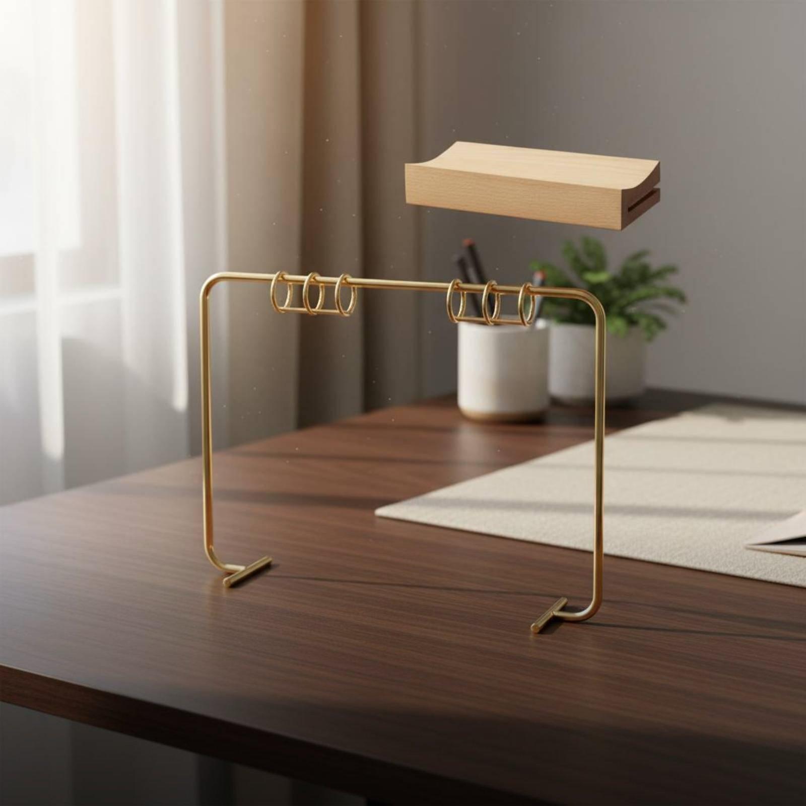 나무 베이스 달력 스탠드, 안정적인 수제 데스크 캘린더 - Office Tech Gadgets 리뷰 및 가격