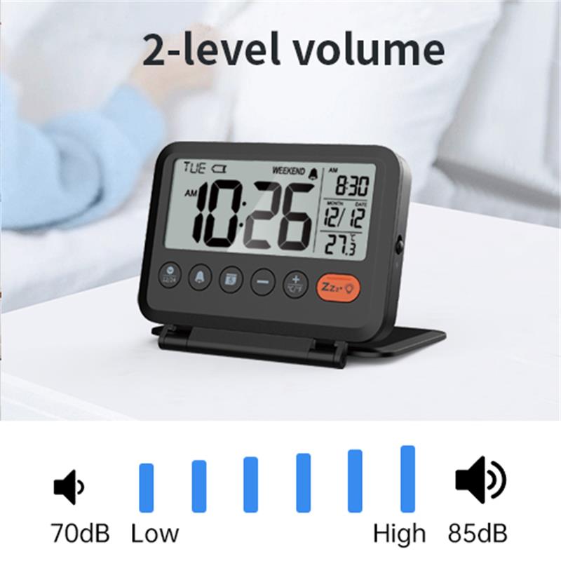 NOKLEAD 가정용 디지털 LCD 온도계 시계, 접이 - Office Tech Gadgets 리뷰 및 가격